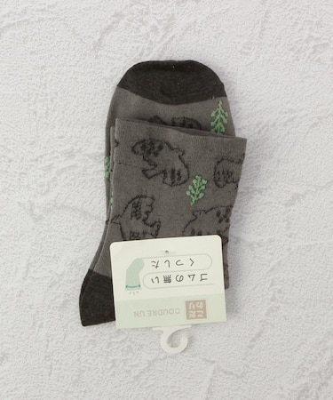 ◆コダワリ ゴム無 鳥 クォーターソックス