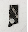 ◆PP 光沢 レースドット クルーソックス