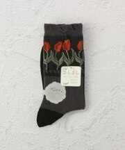 ◆PP 足底紙糸チューリップ クルーソックス