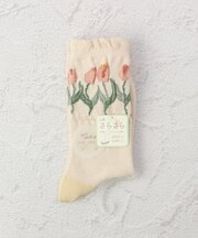 ◆PP 足底紙糸チューリップ クルーソックス