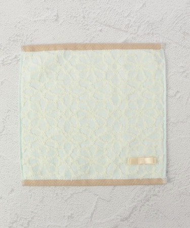 ◆タイルフラワー タオルハンカチ