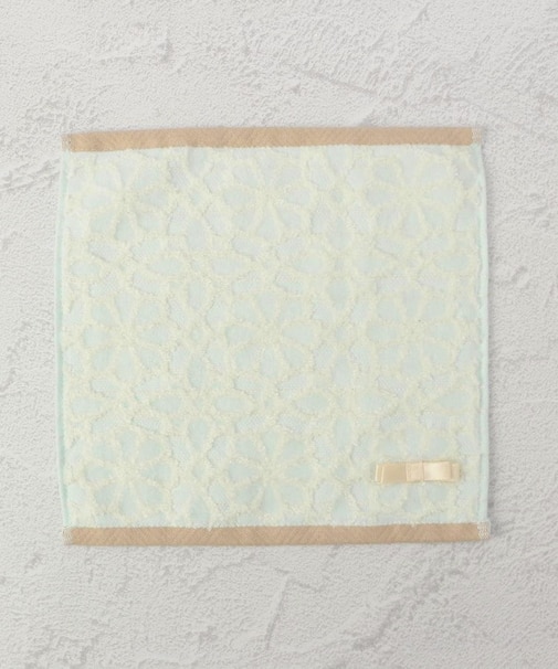 ◆タイルフラワー タオルハンカチ