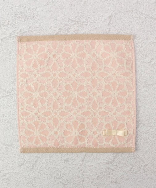 ◆タイルフラワー タオルハンカチ