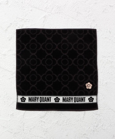 ◆MARY QUANT タオルハンカチ デイジー刺繍