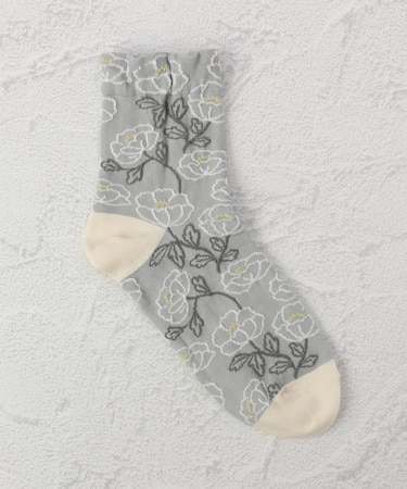 ◆あなたに優しい ヒナゲシ クォーターソックス