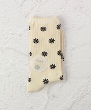 ◆PP スパンコール マーガレット クルーソックス