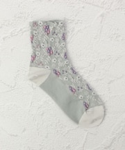 ◆あなたに優しい スミレ クォーターソックス