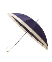 【晴雨兼用/UV】16本骨切り継ぎライン 長傘