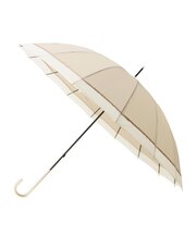 【晴雨兼用/UV】16本骨切り継ぎライン 長傘