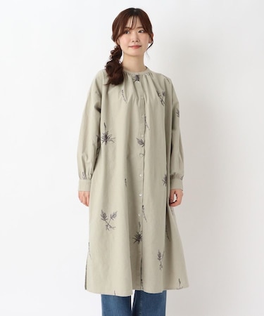 刺繍ワンピース