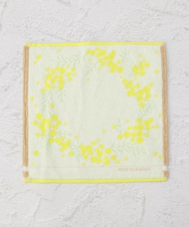 ◆日比谷花壇 タオルハンカチ ミモザ
