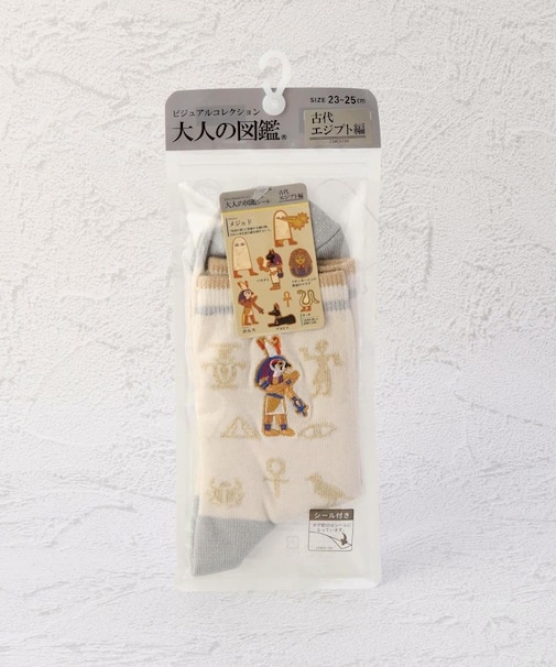 ◆大人の図鑑 クルーソックス