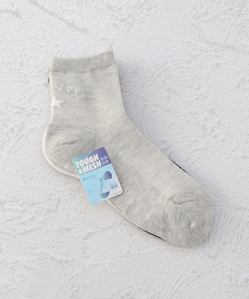 CONVERSE 甲メッシュバックロゴ 3P クォーターソックス