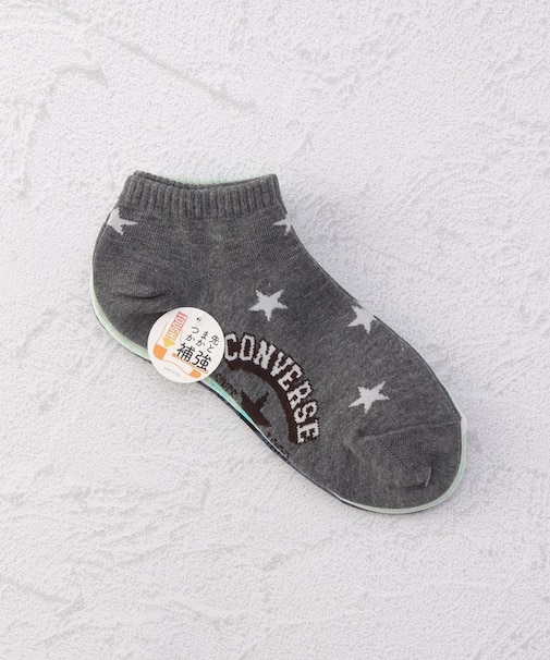 CONVERSE 星総柄スニーカー 3P アンクルソックス