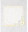 ◆【ワンズテラスオリジナル】ミモザ刺繍 タオルハンカチ スカラップ