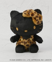 ハローキティ(ヒョウ柄シリーズ) お座りぬいぐるみ