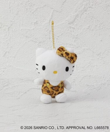 ハローキティ(ヒョウ柄シリーズ) ボールチェーンマスコット