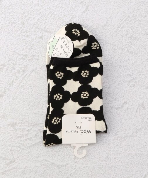 ◆Wpc. カメリア柄 クォーターソックス