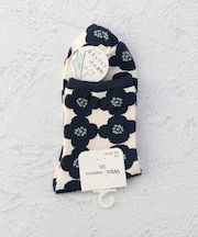 ◆Wpc. カメリア柄 クォーターソックス