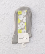 ◆Wpc. ピオニ柄 クォーターソックス