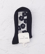 ◆Wpc. ピオニ柄 クォーターソックス