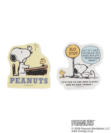◆SNOOPY ステッカー 2枚セット