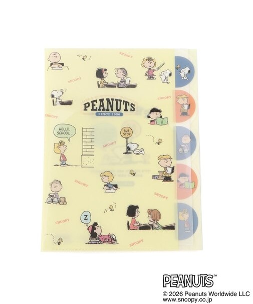◆SNOOPY ダイカットクリアファイル 5P