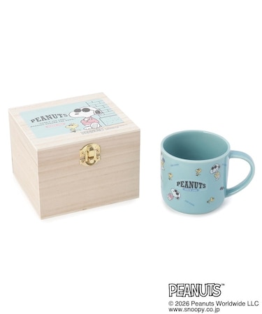 SNOOPY 木箱入マグ 350ml