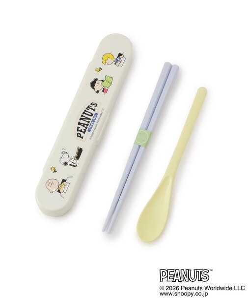 SNOOPY 音の鳴らない箸箱セット