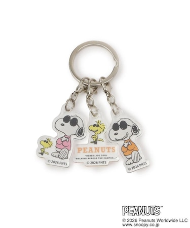 ◆SNOOPY 3連アクリルキーホルダー ジョー・クール