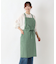 カラードギンガム ロングエプロン