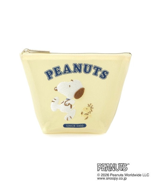SNOOPY フロッキー舟形ポーチ