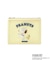 SNOOPY フロッキーフラットポーチ