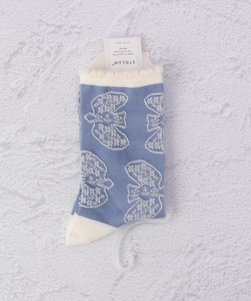 ◆とり柄 クォーターソックス