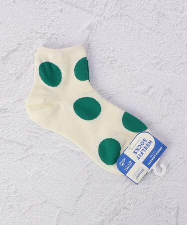 ◆ドットかかと直角アンクレット クォーターソックス