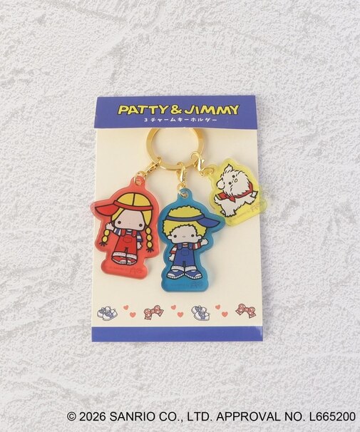◆パティ＆ジミー 3連アクリルキーホルダー