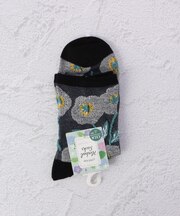 ◆大きなお花 クォーターソックス