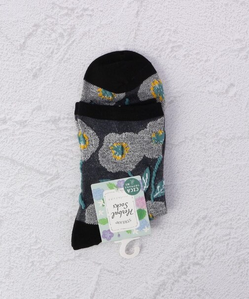 ◆大きなお花 クォーターソックス