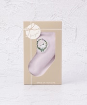 ◆刺繍 ギフトBOX クォーターソックス