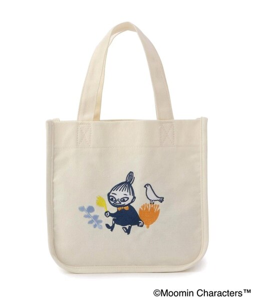【ワンズテラス限定】MOOMIN 刺繍ミニトート ミイ鳥