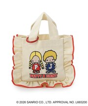 【ワンズテラス限定】パティ＆ジミー キーリング付フリルポーチ