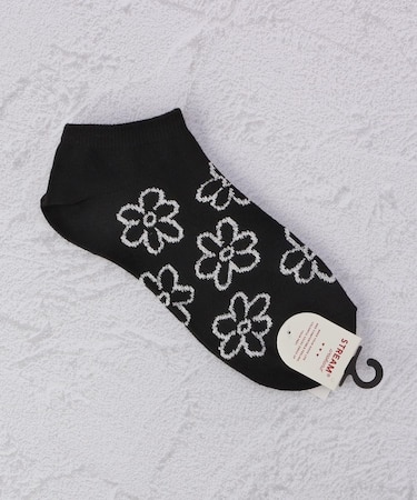 ◆花柄スニーカー アンクルソックス