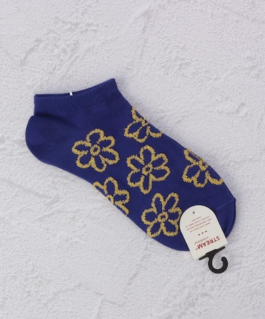 ◆花柄スニーカー アンクルソックス