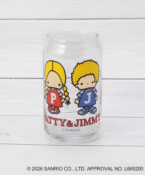 【先行販売】パティ＆ジミー 缶型グラス 360ml