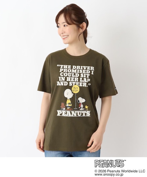 SNOOPY プリントTシャツ