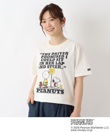 SNOOPY プリントTシャツ