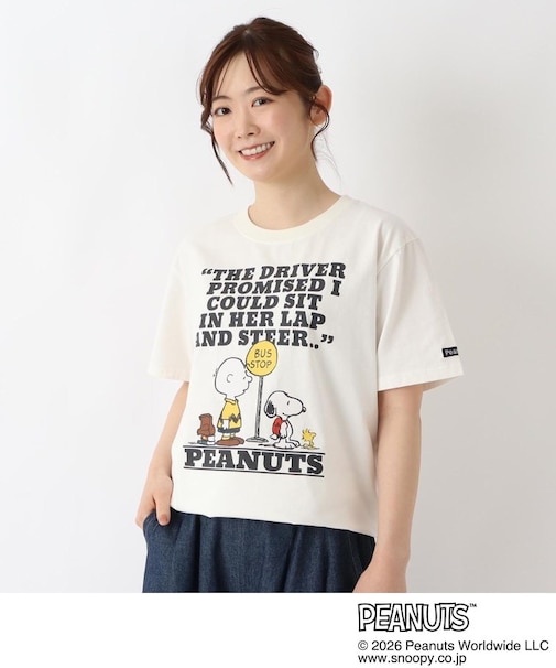 SNOOPY プリントTシャツ