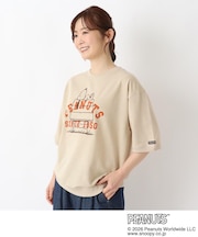 SNOOPY ミニ裏毛半袖トレーナー