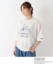 SNOOPY ミニ裏毛半袖トレーナー