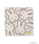 ◆Dick Bruna miffy イニシャルタオルハンカチ K